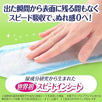 Amazon.co.jp: ライフリー ユニ・チャーム さわやかパッド 女性用 45cc