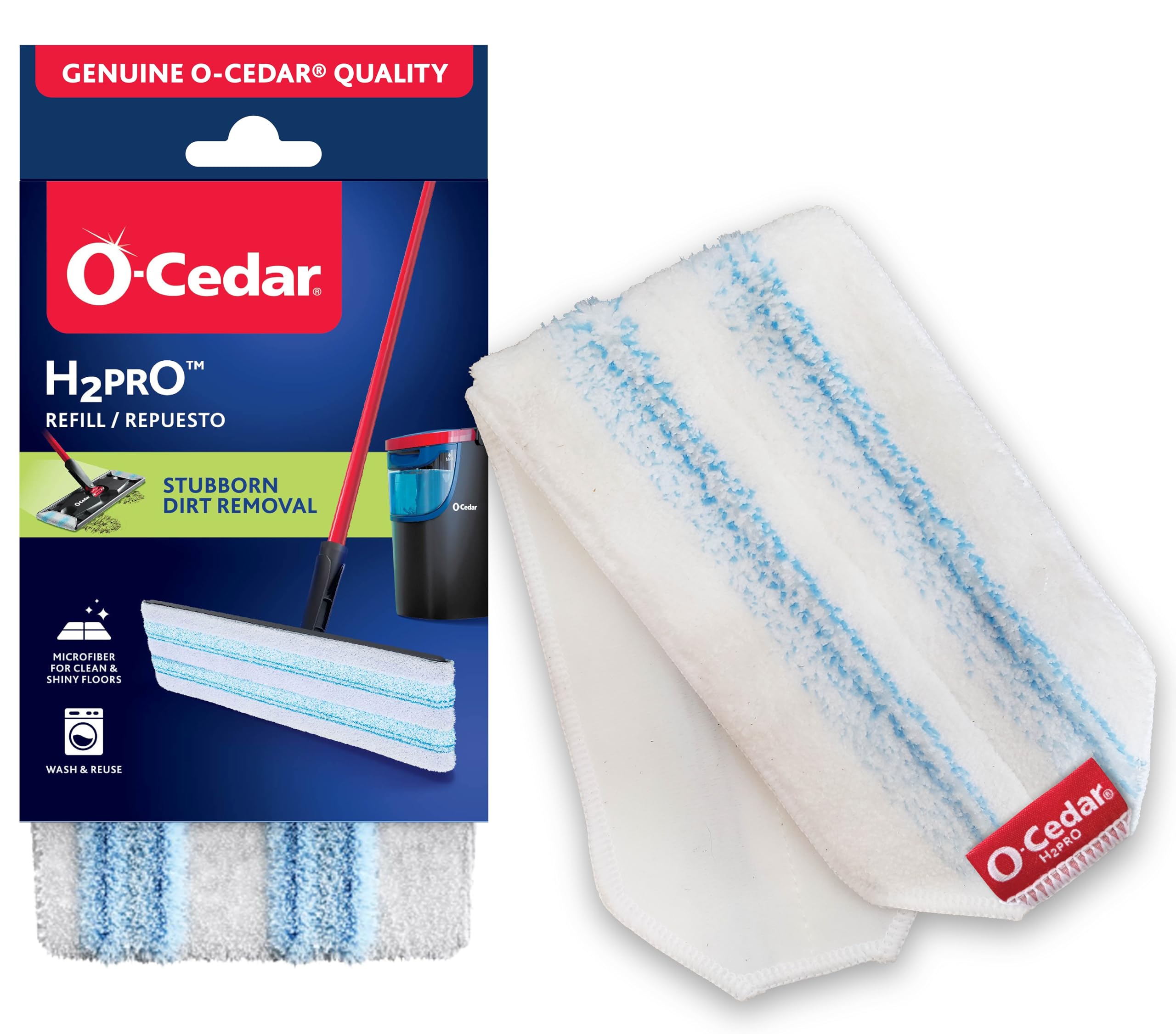 Amazon.com: O-Cedar Genuine H2prO Mop Pad (Pack of 1) | Machine