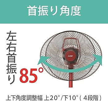 Amazon | 三菱電機 リビング扇風機 静音 風量3段階 AC扇 スマート収納