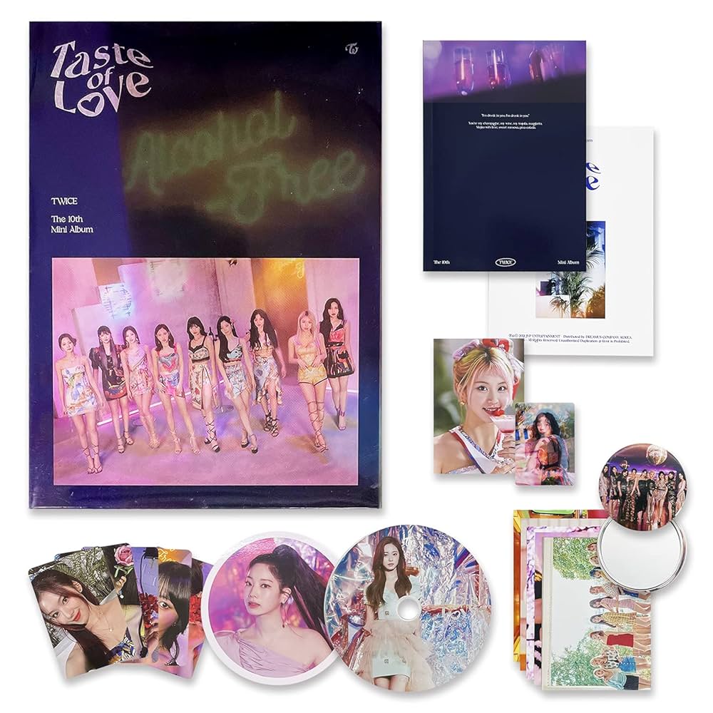 TWICE 10th Mini Album - Taste of Love [ Fallen Ver. ] Photobook +