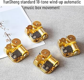 Amazon.com: Gueiddi Music Box Movement，18 Note Wind-up Music Box