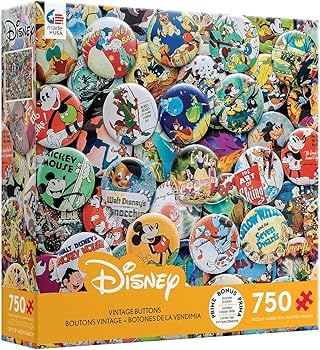 Amazon.com: Ceaco - Disney - Vintage Buttons - 750 Piece Jigsaw
