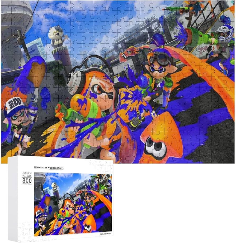 Amazon.co.jp: スプラトゥーン ジグソー パズル 300/500/1000 ピース