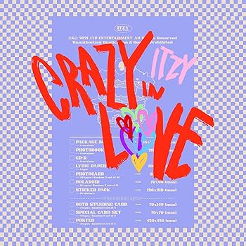 新品•未開封 ITZY CRAZY IN LOVE 6枚セット ITZY The 1st Album