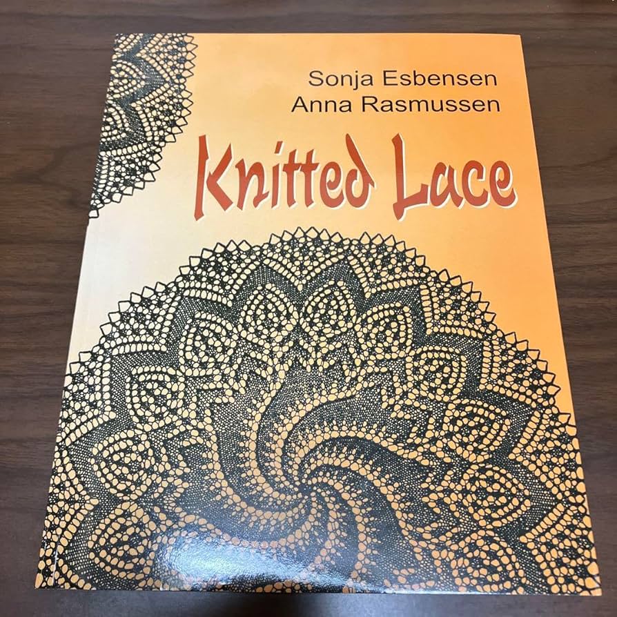 洋書 「Knitted Lace」クンストレース 編み物本 レース編み 編み物
