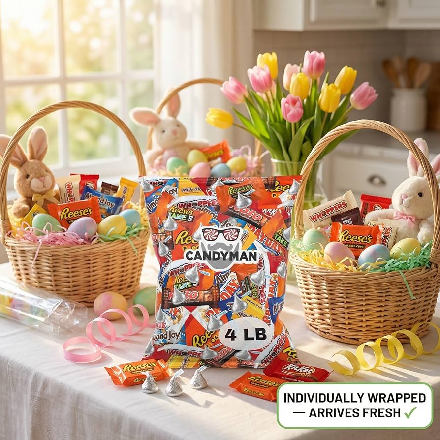 Amazon.com : CANDYMAN 4 Pound Assorted Chocolate Candy Variety