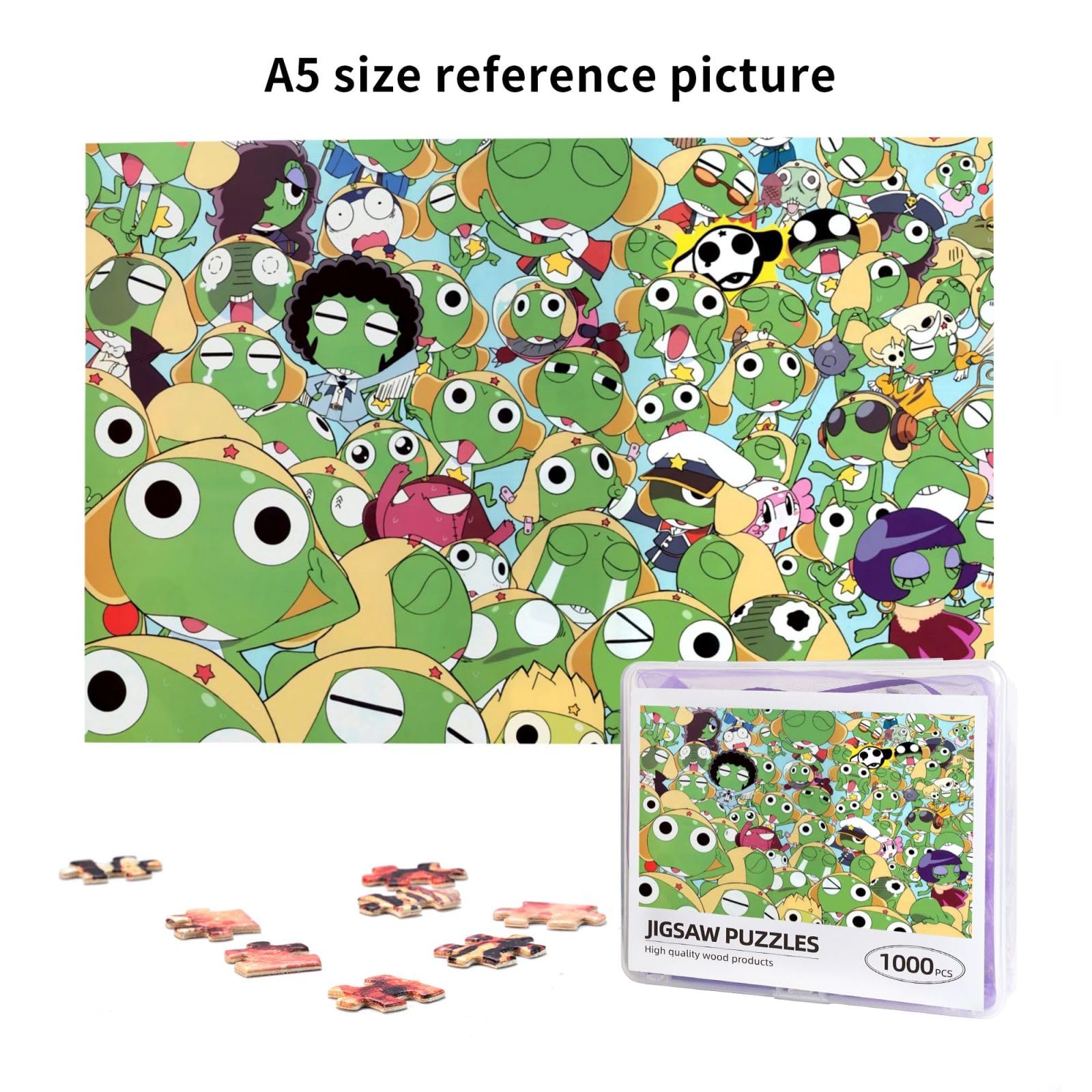 Amazon.co.jp: ケロロ軍曹 アニメ ジグソーパズル 木製 1000ピース