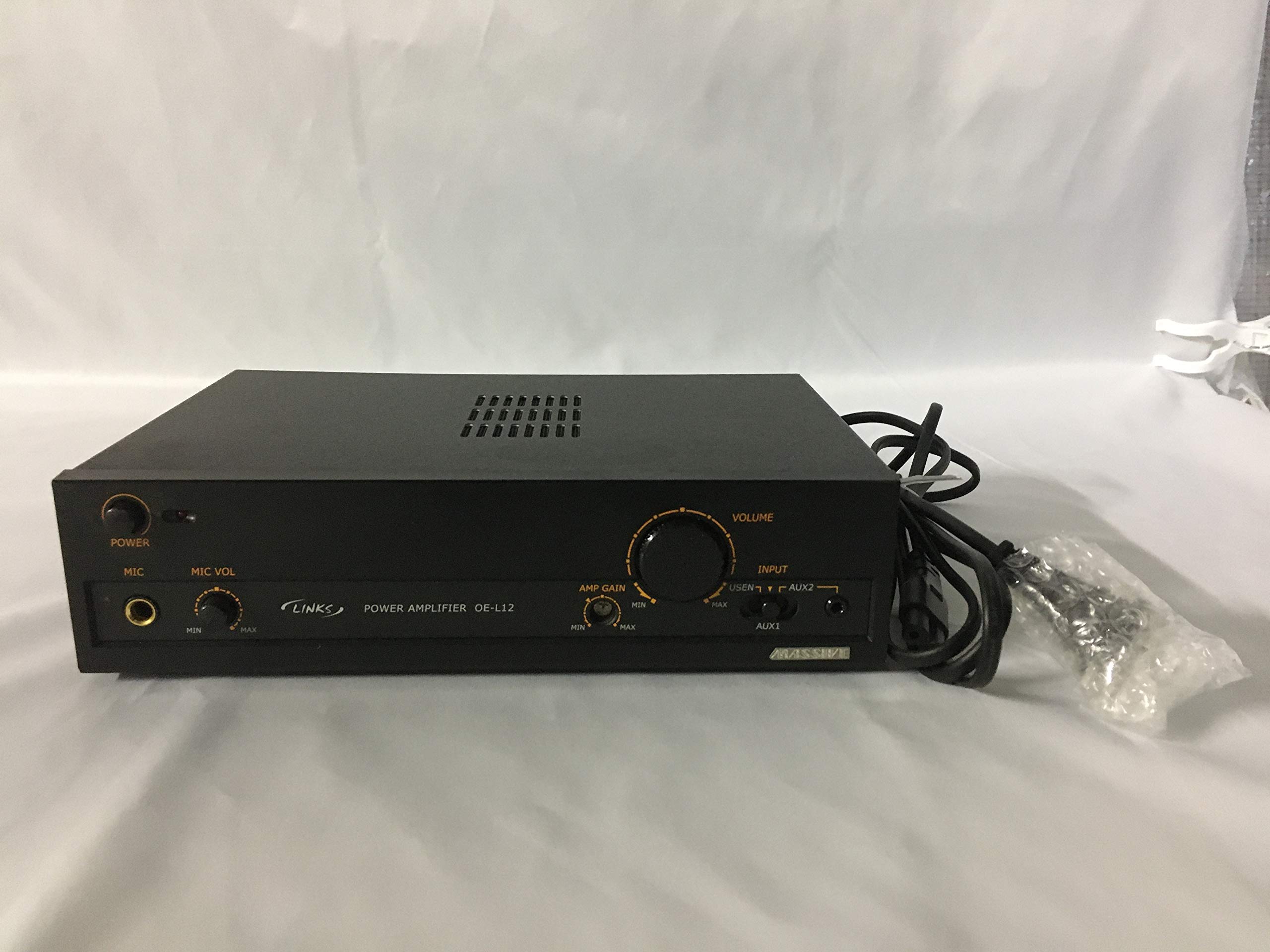 Amazon.co.jp: MASSIVE OE-L12 パワーアンプ (ハイ・ロー兼用) MONO