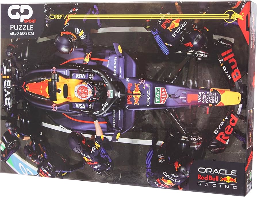 Amazon.com: GP Sport, Red Bull 2D Jigsaw Puzzle, Model F1 Top View