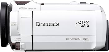 Amazon.co.jp: パナソニック 4K ビデオカメラ VX985M 64GB あとから