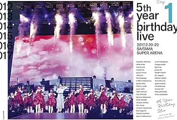 Amazon.co.jp: 5th YEAR BIRTHDAY LIVE 2017.2.20-22 SAITAMA SUPER