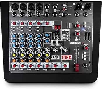 Amazon.com: Allen & Heath ZEDi-10FX - Compact Hybrid Audio Mixer
