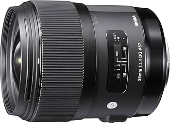 Amazon.com : Sigma 35mm F1.4 Art DG HSM Lens for Nikon, Black, 3.7