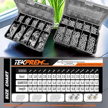 Amazon.com: TEKPREM Magnetic Eyeglass Repair Tool Kit, Eye Glasses