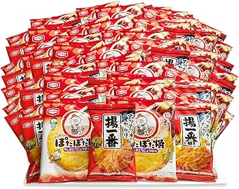 Amazon.co.jp: ぽたぽた焼 揚一番 ミニ せんべい 個包装 2種 各50個 計
