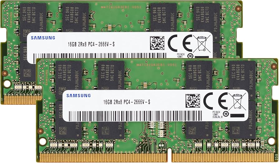 Samsung 32GB (2x16GB) DDR4 2666MHz PC4-21300 (PC4-2666V) CL19