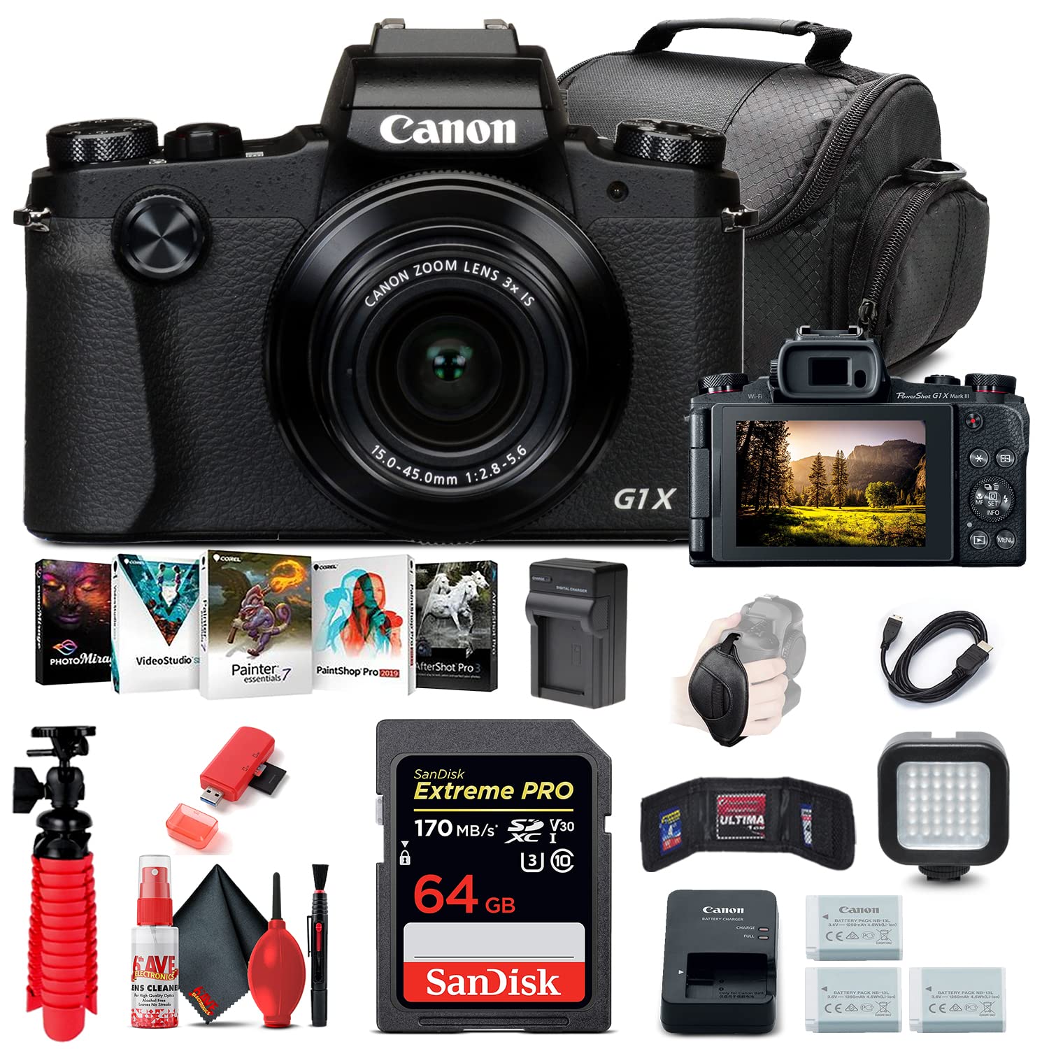 Amazon.com : Canon PowerShot G1 X Mark III Digital Camera