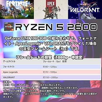 Amazon.co.jp: 【整備済み品】ゲーミングPC タワー型 G-StormRシリーズ