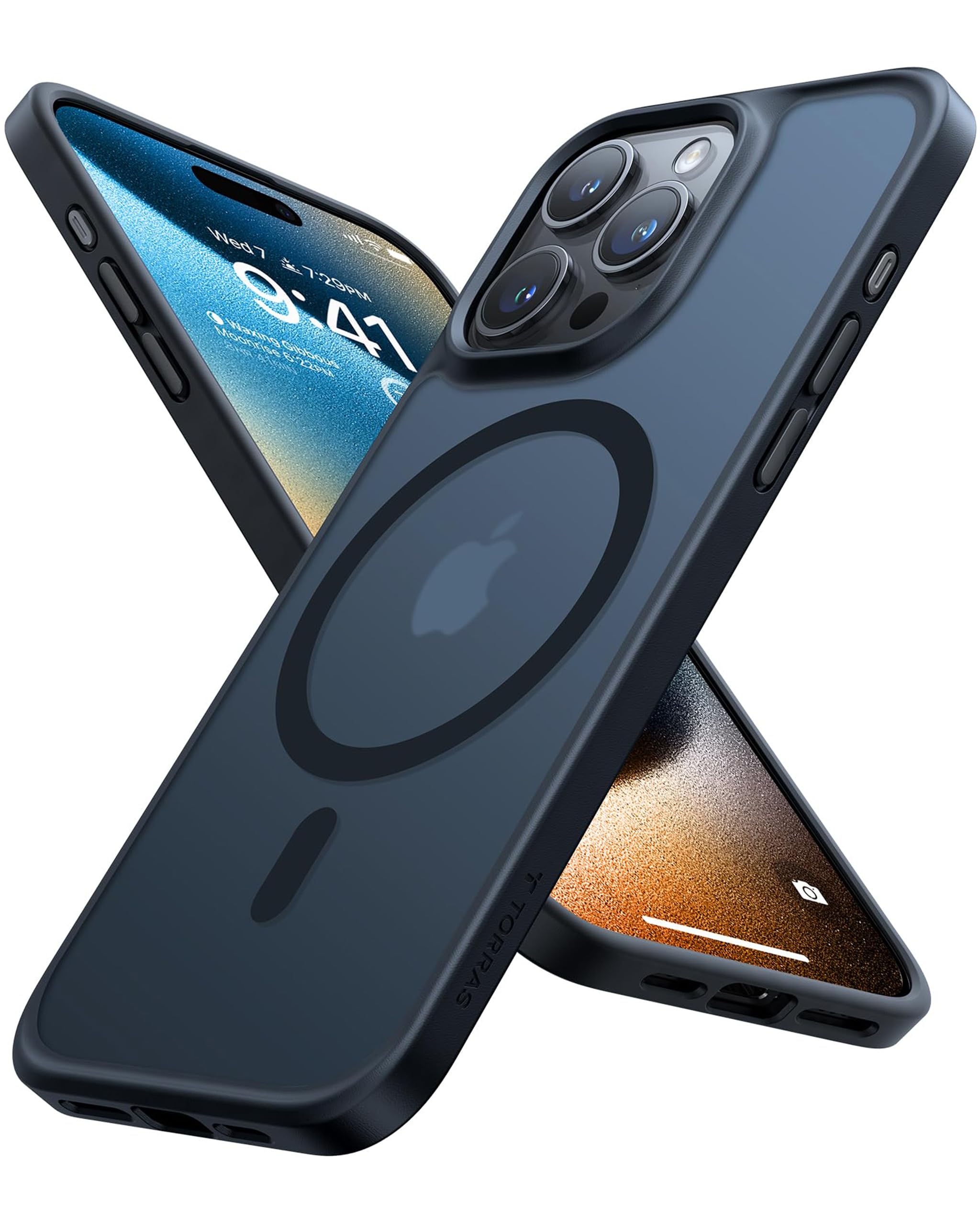 Amazon | 【米軍規格・MagSafe対応】TORRAS iPhone 15 Pro Max 用