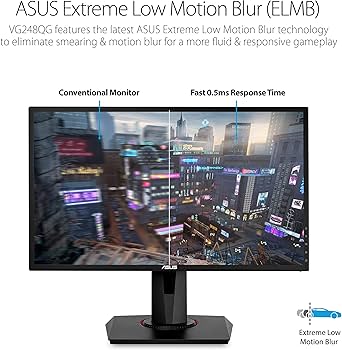 Amazon.co.jp: Asus VG248QG 24” G-Sync Compatible Gaming Monitor