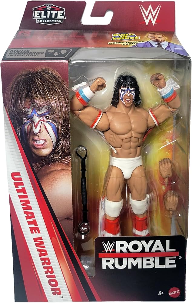 Amazon.com: WWE Ultimate Warrior (1989) Elite Royal Rumble : Toys