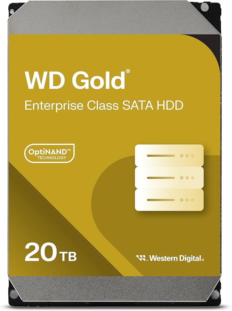 Amazon.com: Western Digital 20TB WD Gold Enterprise Class SATA