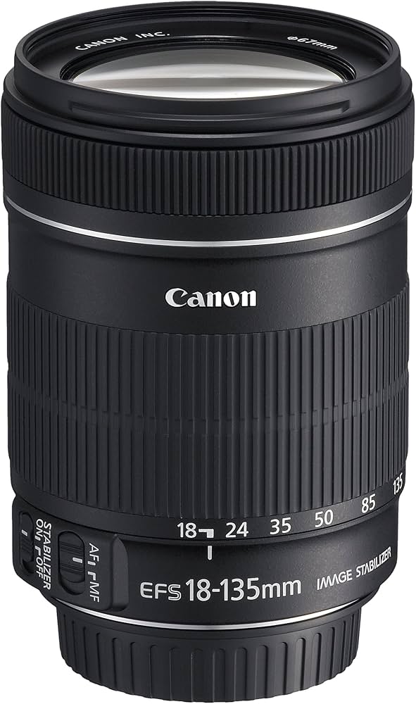 Amazon.com : Used Canon 18-135mm F3.5-5.6 EF-S is W/Lens Hood