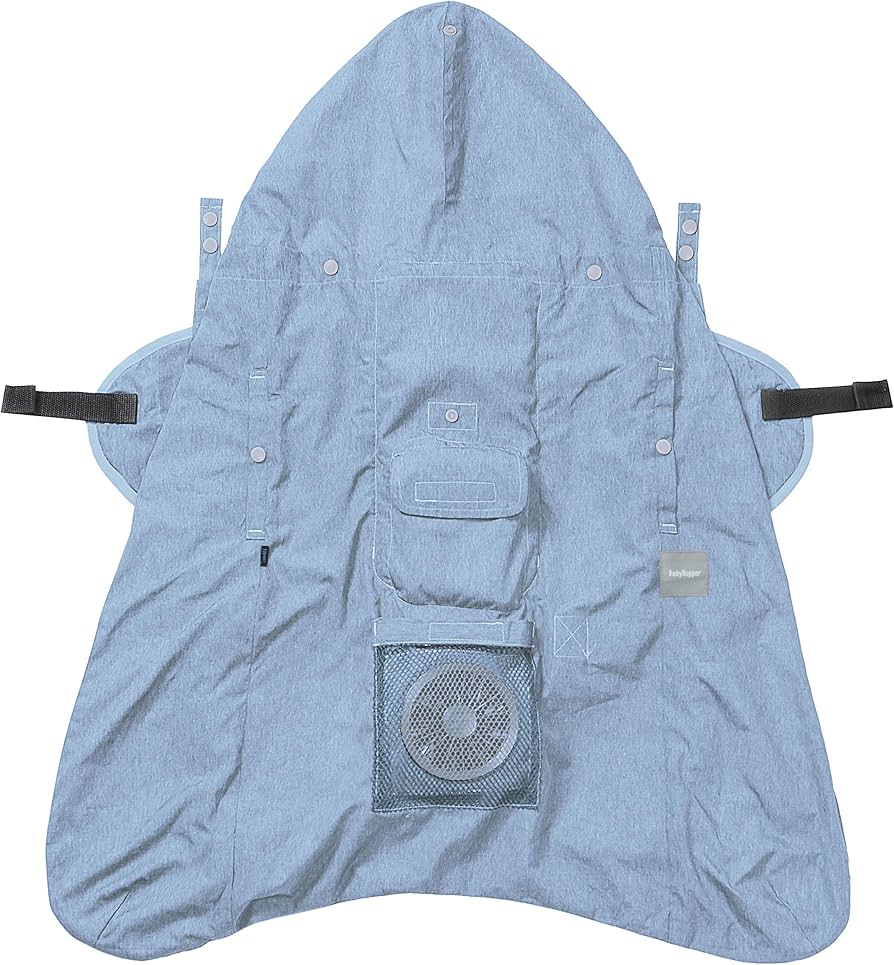 Amazon | BabyHopper ベビーホッパー 空調抱っこひもカバー® ブルー