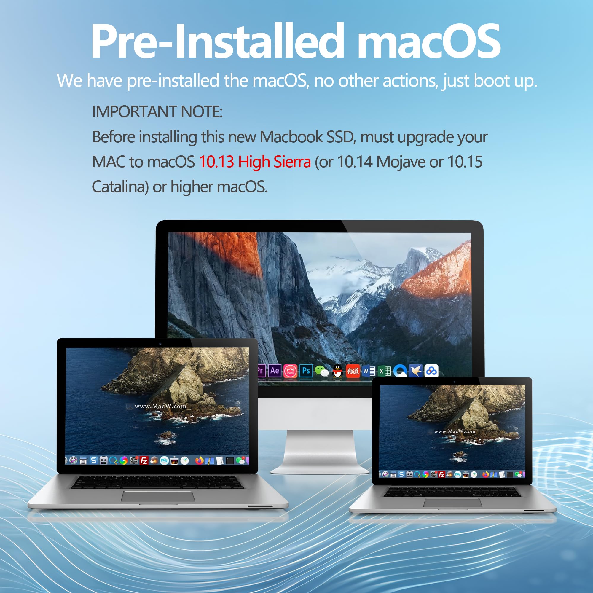 Amazon.com: ByteFest MAC SSD 1TB Compatible with Apple MacBook Air