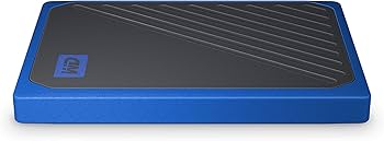 Amazon.co.jp: WD ポータブルSSD 2TB USB3.0 ブルー My Passport Go 外