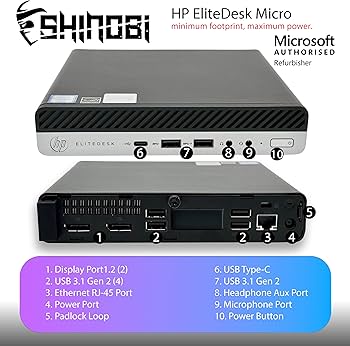 Amazon.com: HP ProDesk 600 G5 Mini PC | Intel Core i5-9500T | 8GB