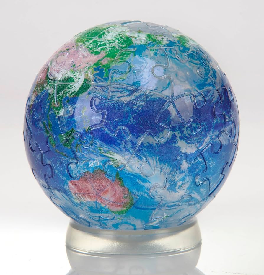 Amazon | やのまん(Yanoman) 60ピース ジグソーパズル 3D球体パズル