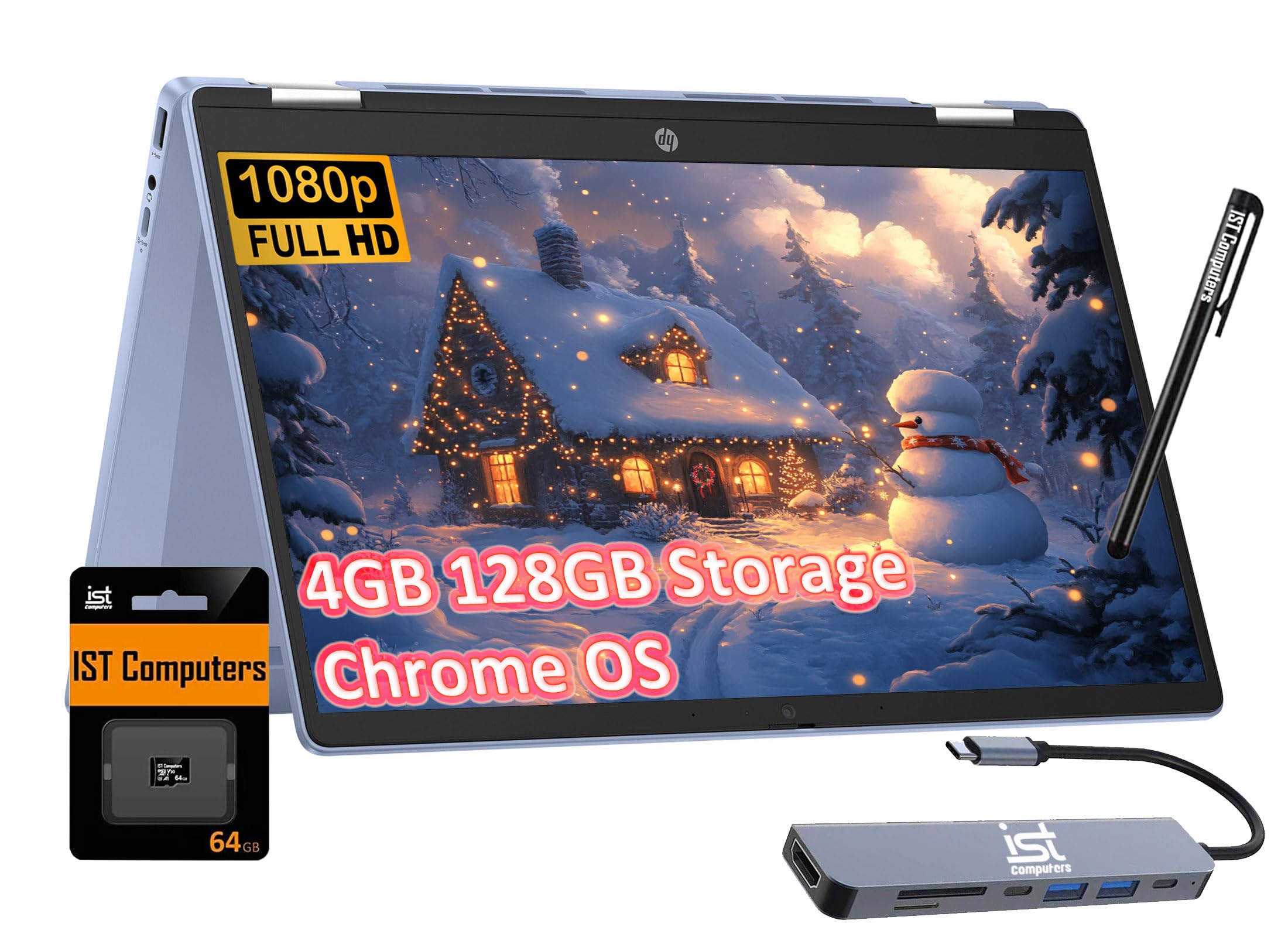 Amazon.com: HP Chromebook X360 14b 2-in-1 Laptop (14