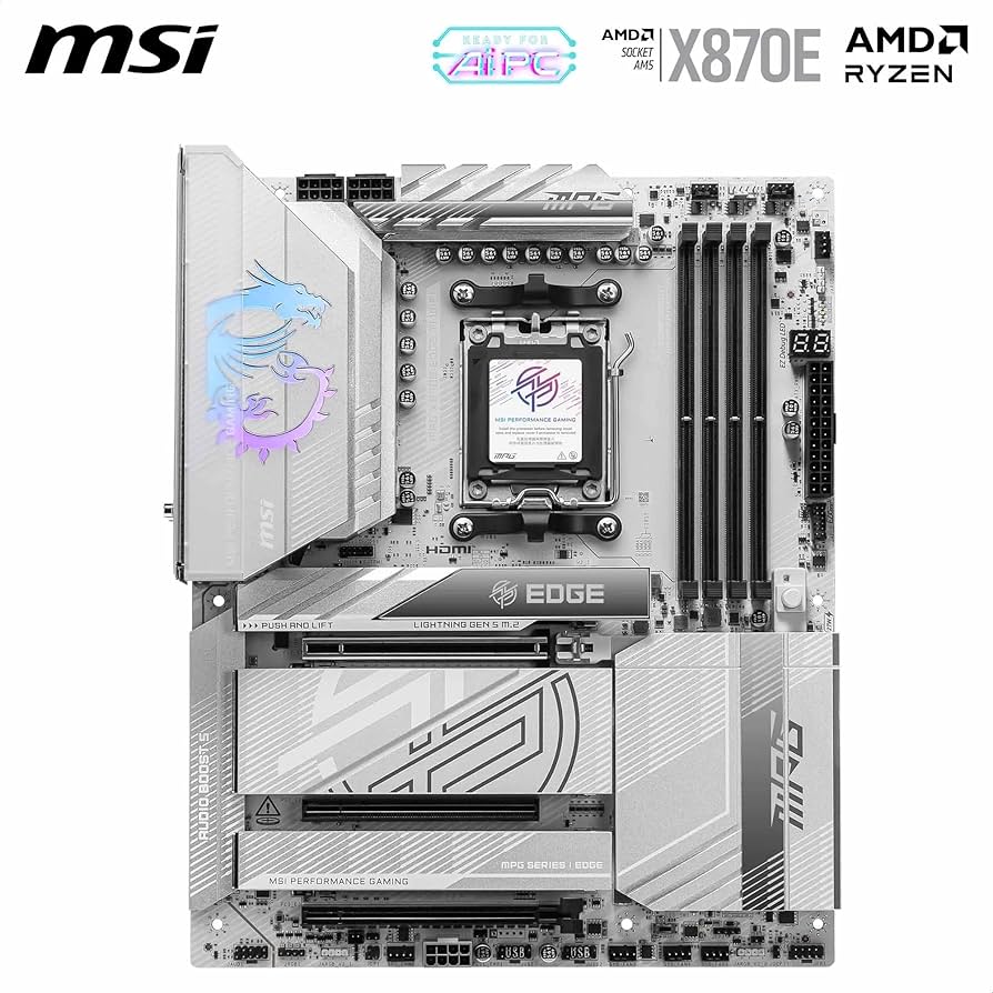Amazon.com: MSI MPG X870E Edge TI WiFi Motherboard, ATX - Supports