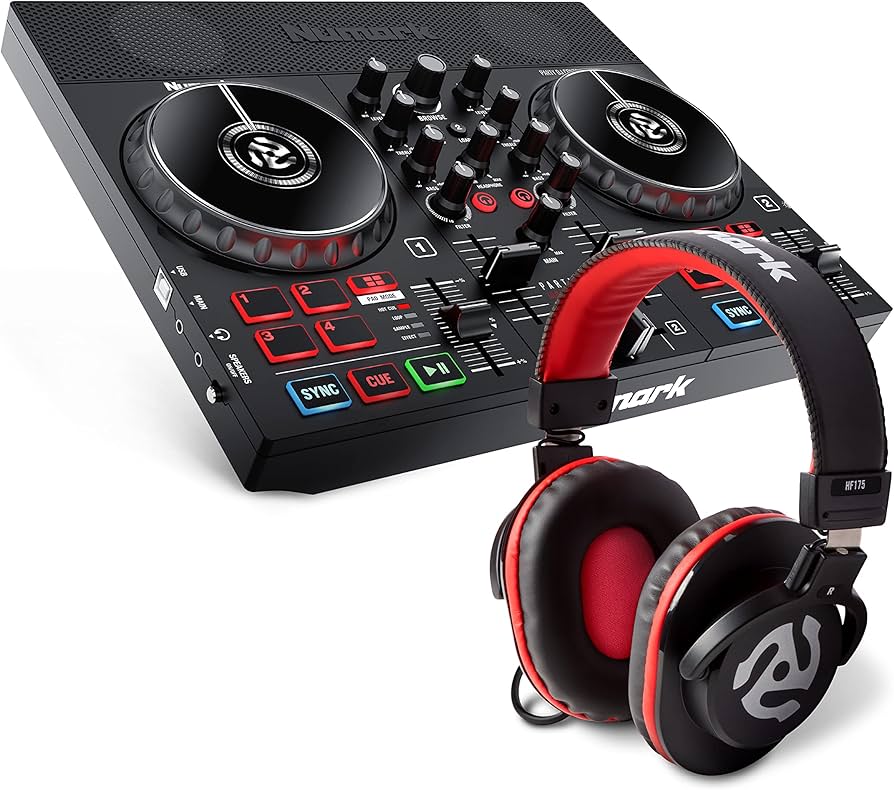 Amazon.co.jp: Numark 初心者向け スピーカー内蔵DJコントローラー と