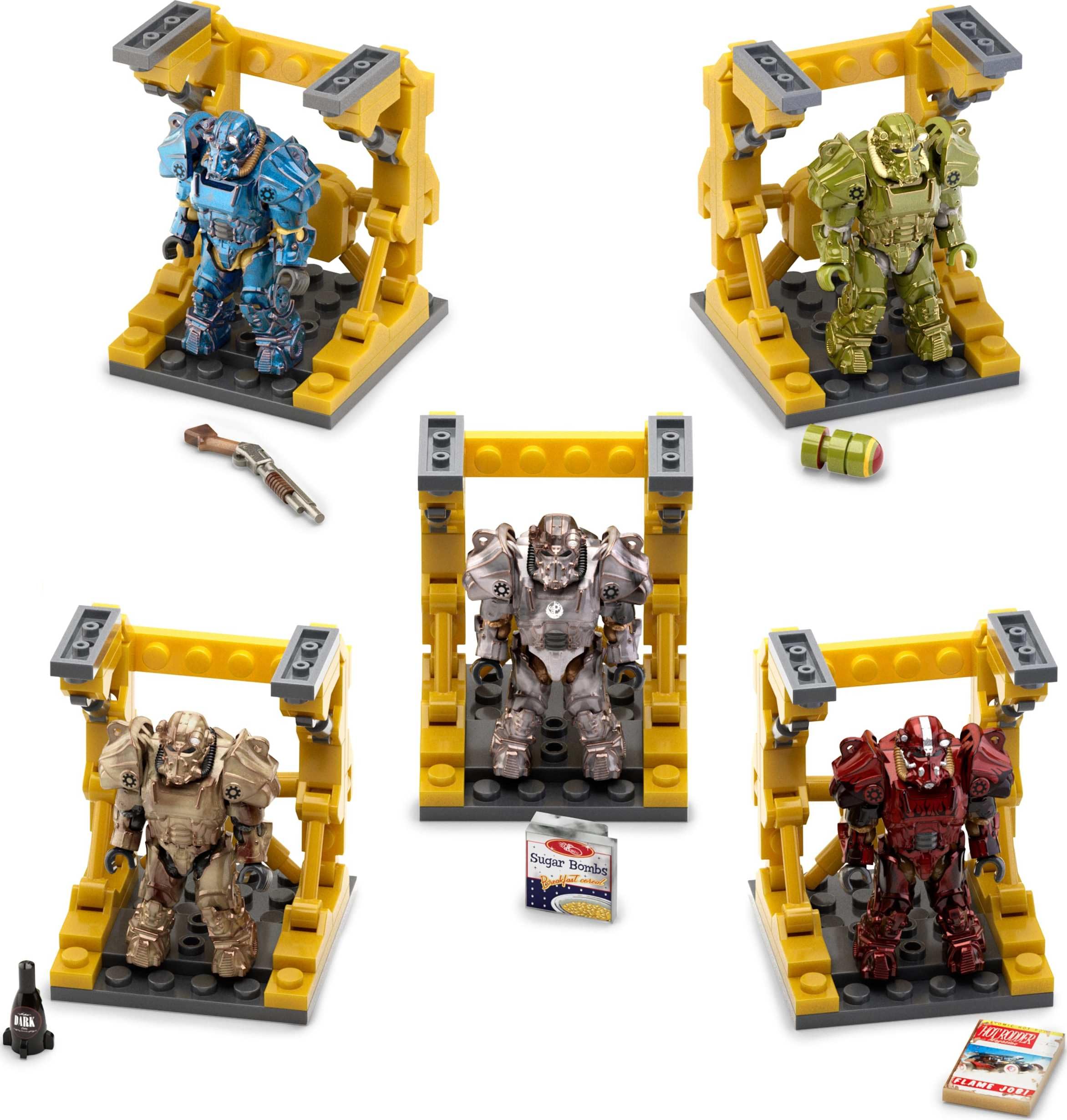 Amazon | MEGA (メガ) フォールアウト アクションフィギュア 組み立て