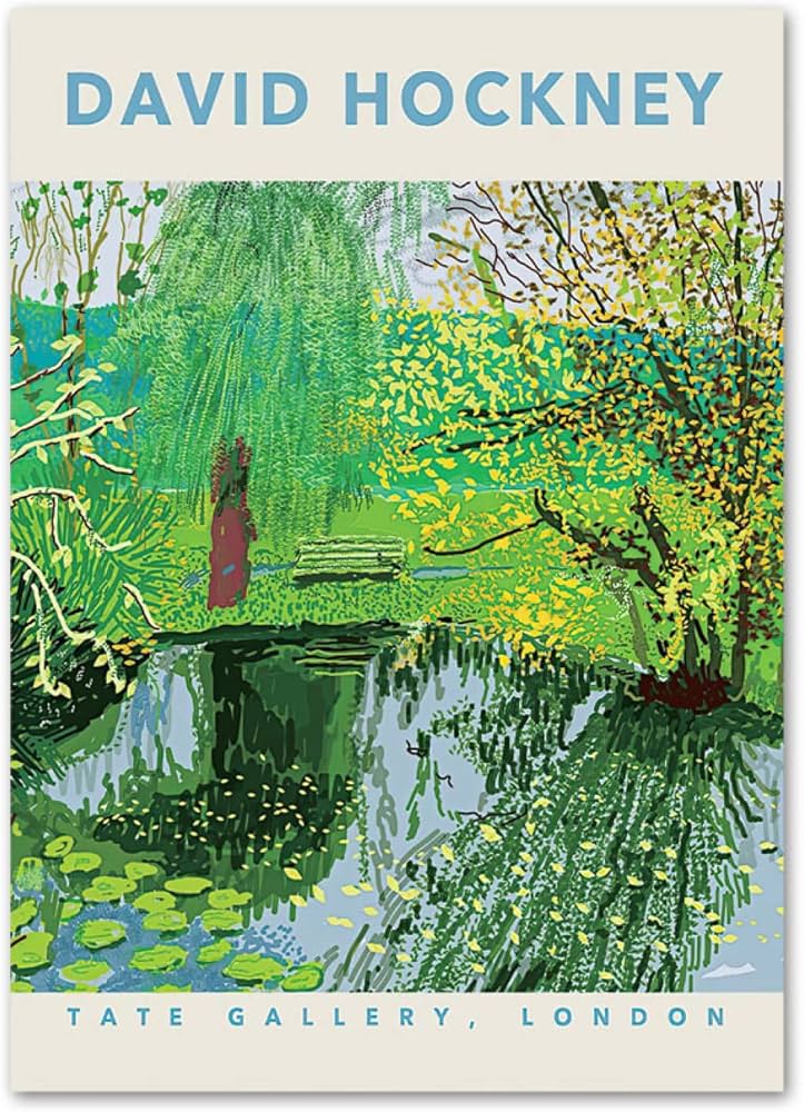 Amazon.co.jp: 有名なデビッドホックニーポスターとプリント