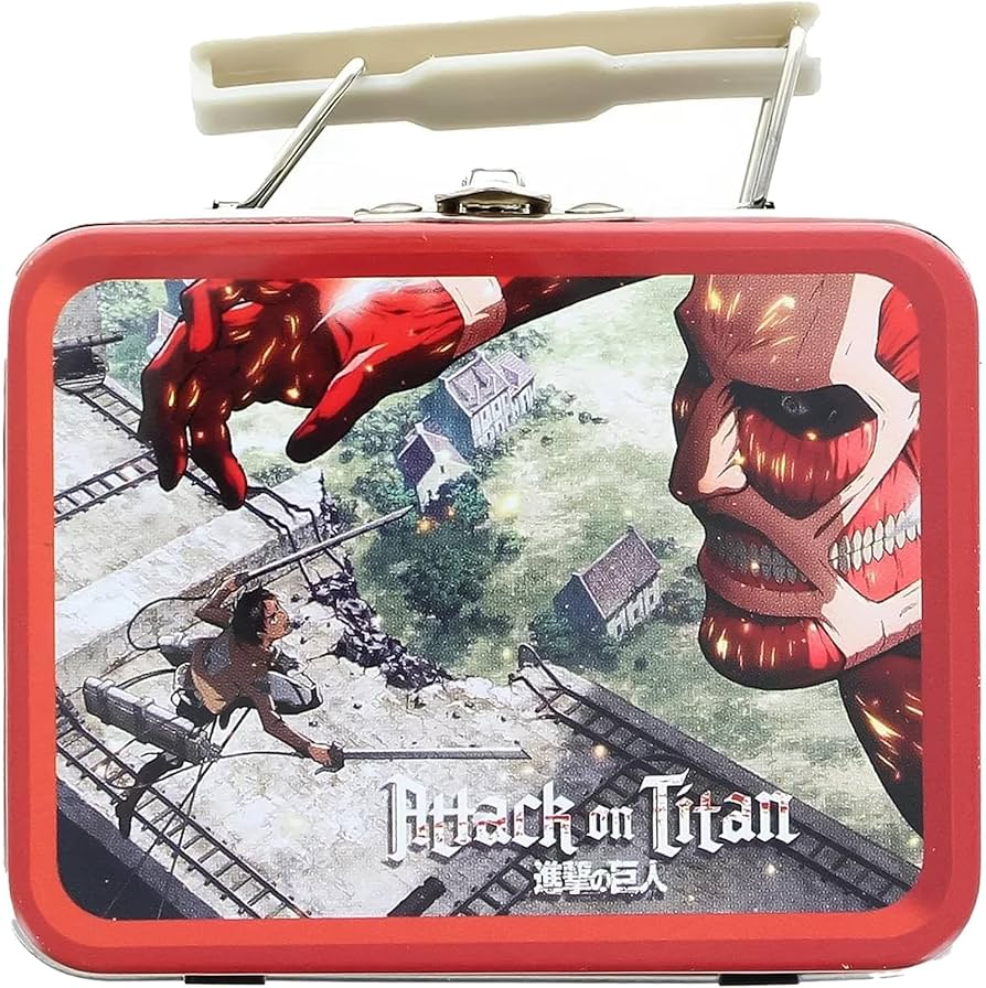 Amazon.com: Attack on Titan Teeny Tin Lunch Box, 1 Random Design