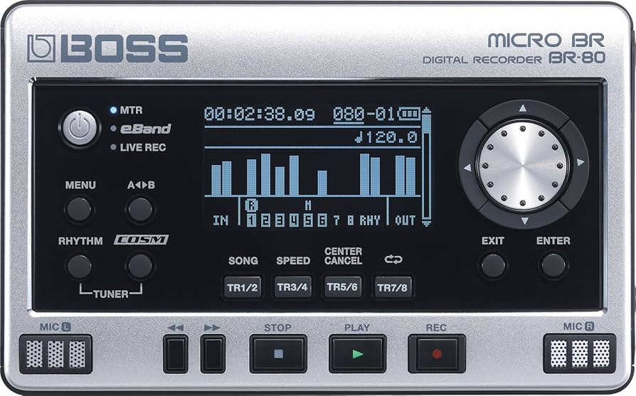 BOSS BR-80 レコーダー エレキギター マルチエフェクター MTR BOSS