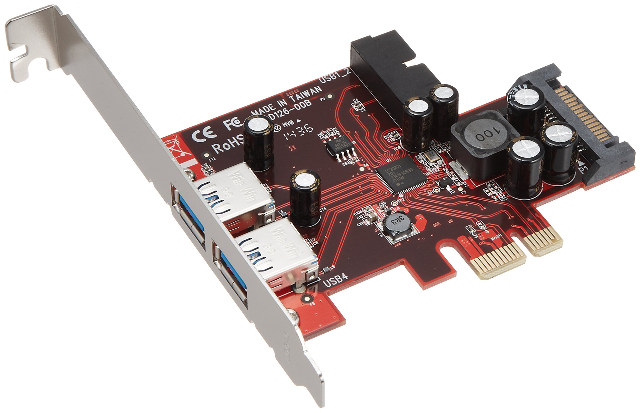 Amazon | 玄人志向 USB3.0増設ボード PCI-Express x1 (Gen.2) 用 外部2