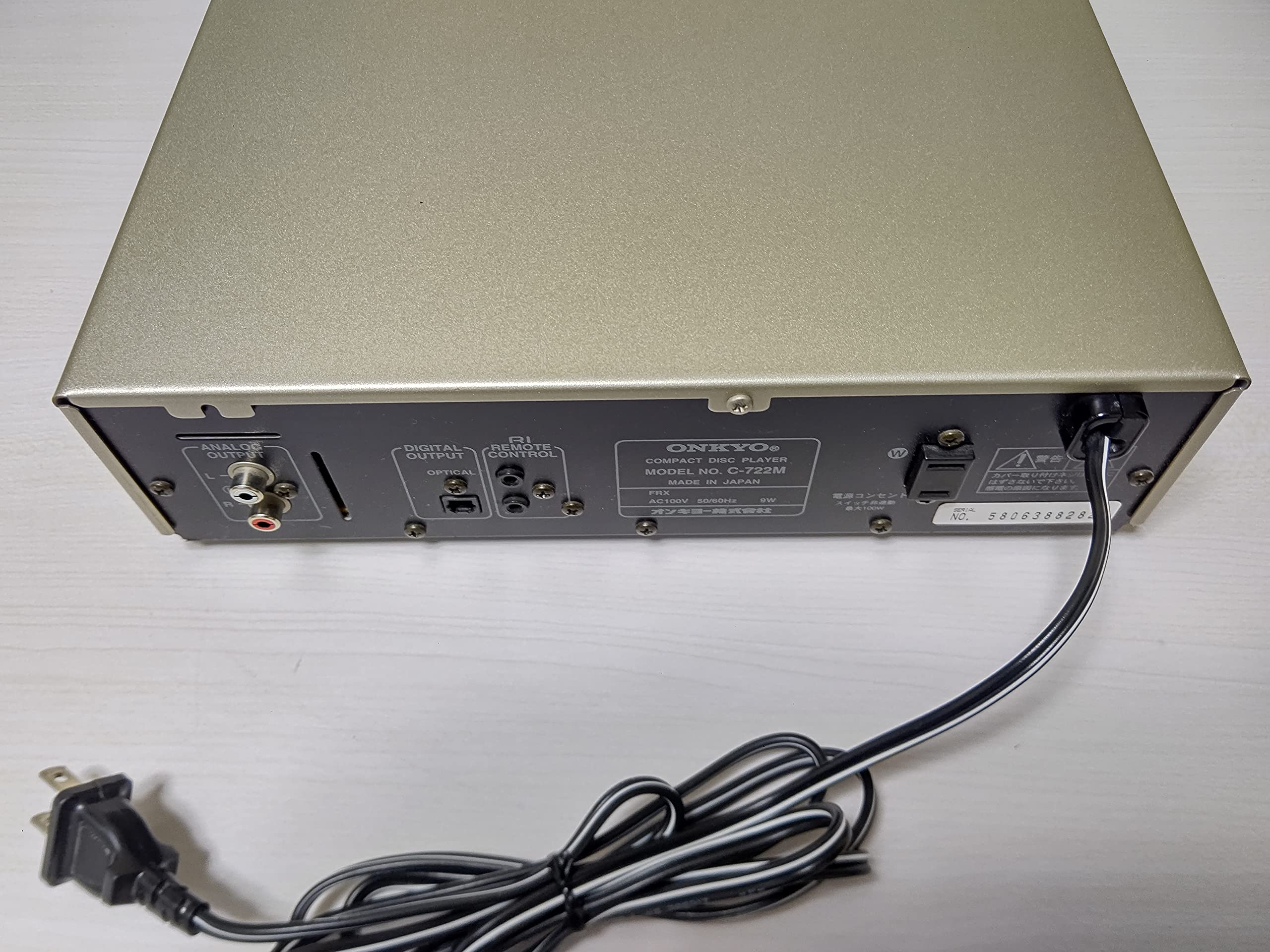 Amazon.co.jp: ONKYO INTEC275 CDプレーヤー C-722M(S) : 家電＆カメラ