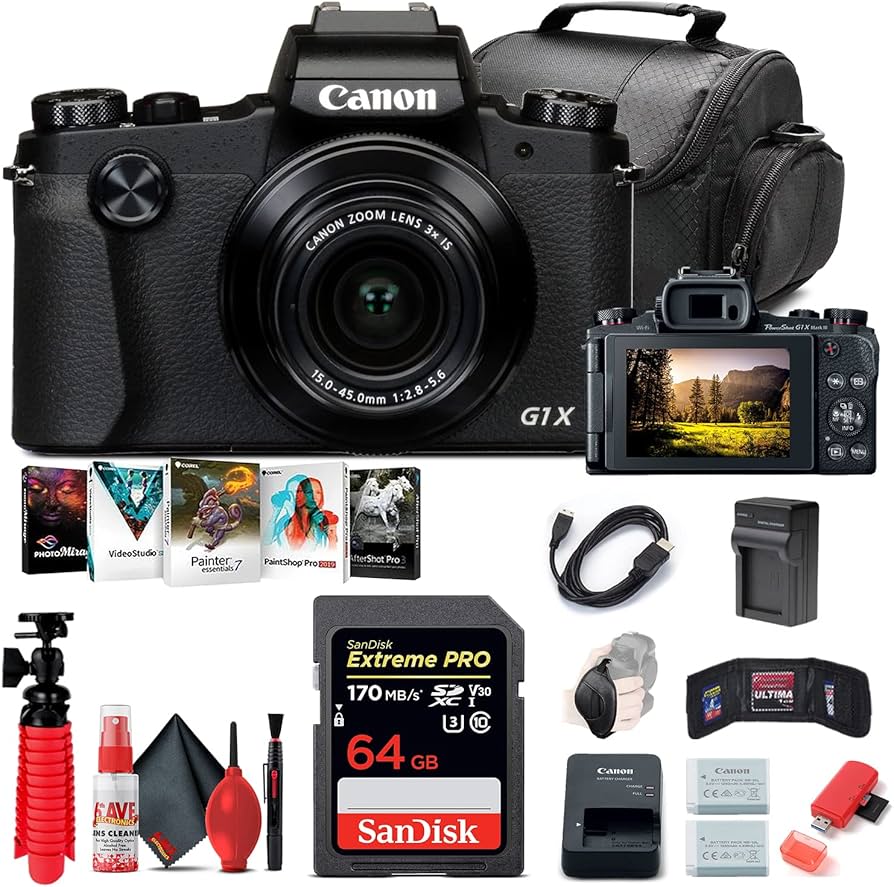 Amazon.com : Canon PowerShot G1 X Mark III Digital Camera