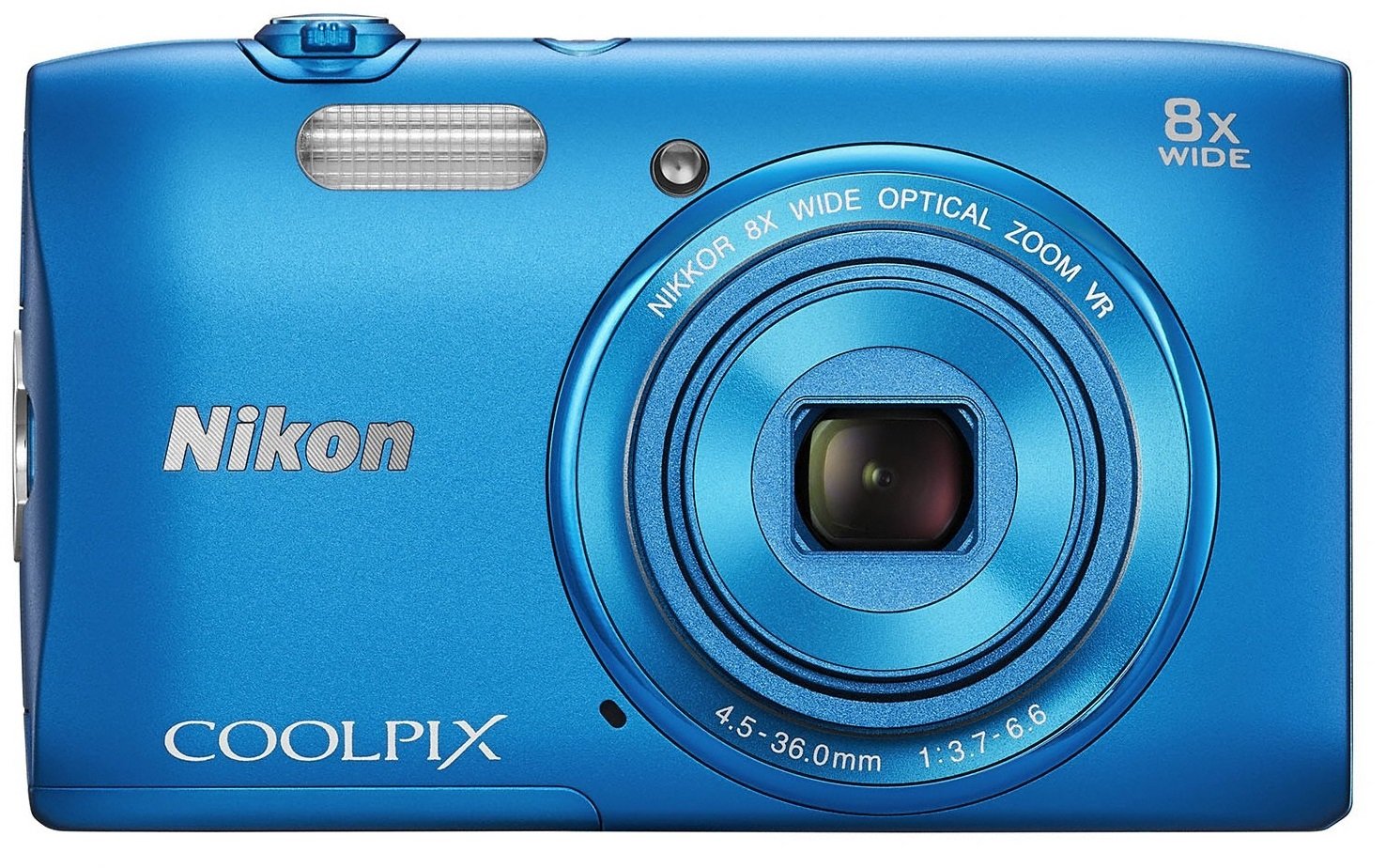 Buy Nikon Coolpix S3600 20.1MP Point and Shoot Camera (Blue) with