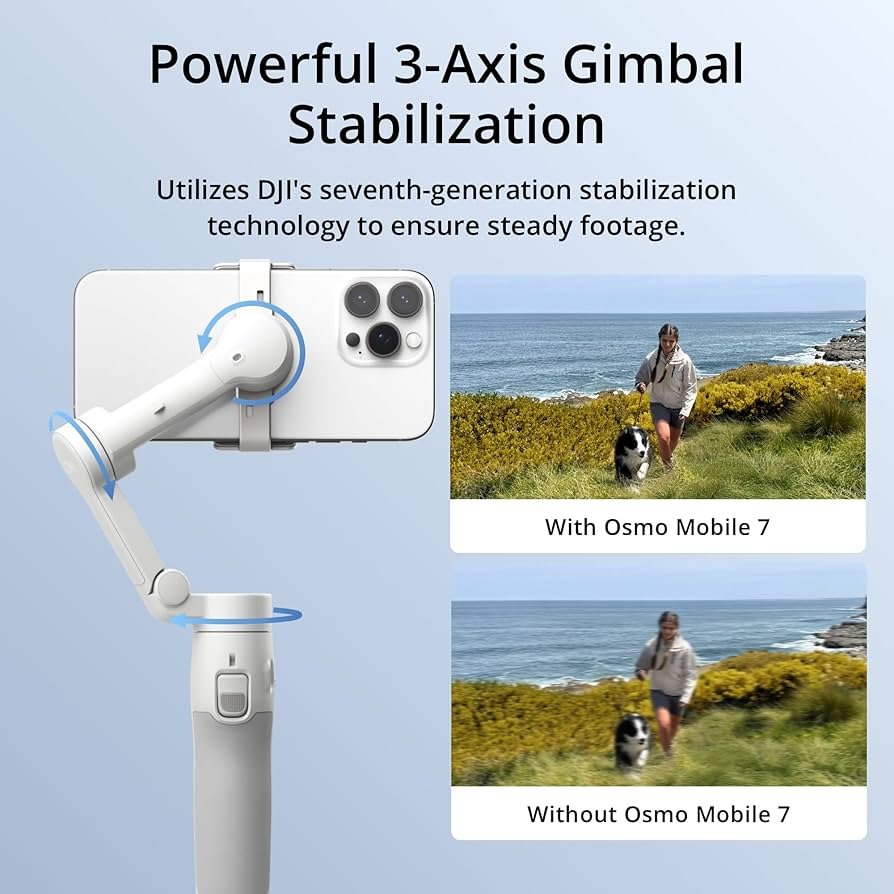 Amazon.com: DJI Osmo Mobile 7 Gimbal Stabilizer for iPhone
