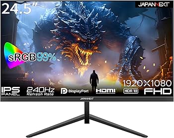 Amazon.co.jp: JAPANNEXT 24.5インチ ゲーミングモニター 240Hz 3ms