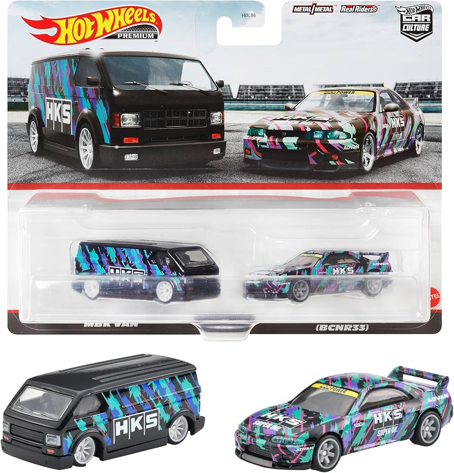 Amazon | ホットウィール(Hot Wheels) プレミアム 2パック 日産