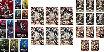 Amazon.co.jp: 進撃の巨人 シーズン 1 全13巻 + 2 全6巻 + 3 全11巻