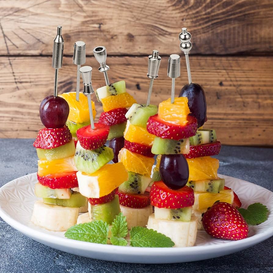 Amazon | ステンレススチール製カクテルピック メタルマティーニピック