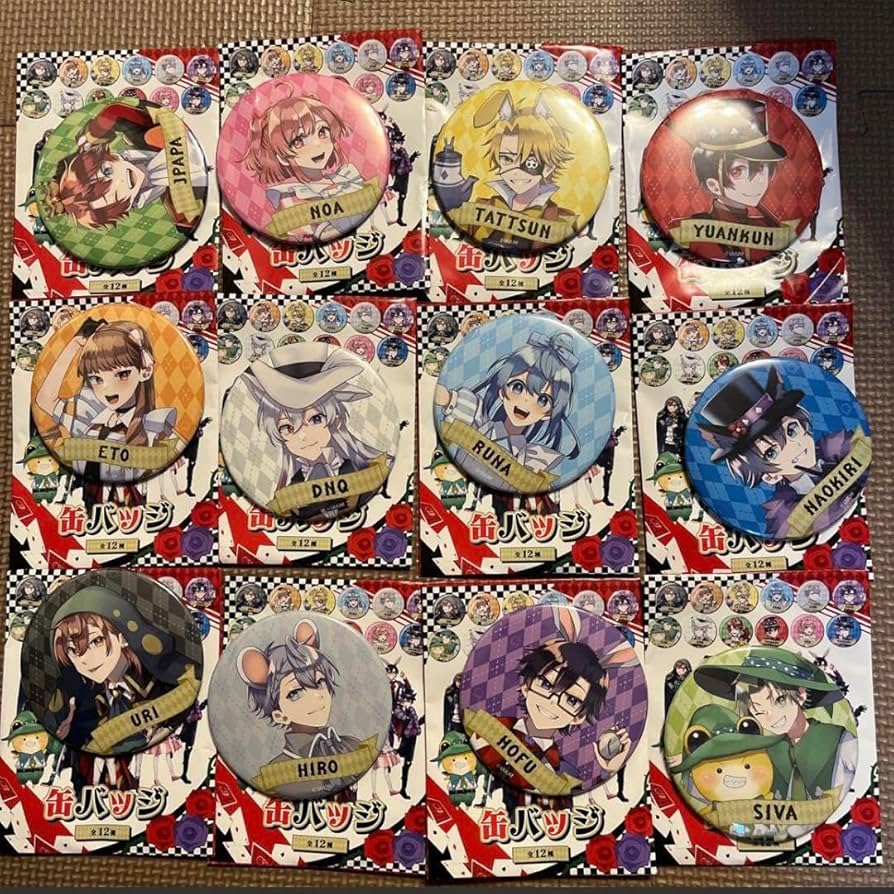 Amazon.co.jp: カラフルピーチ からぴちくじ 缶バッジ 落ちた先は