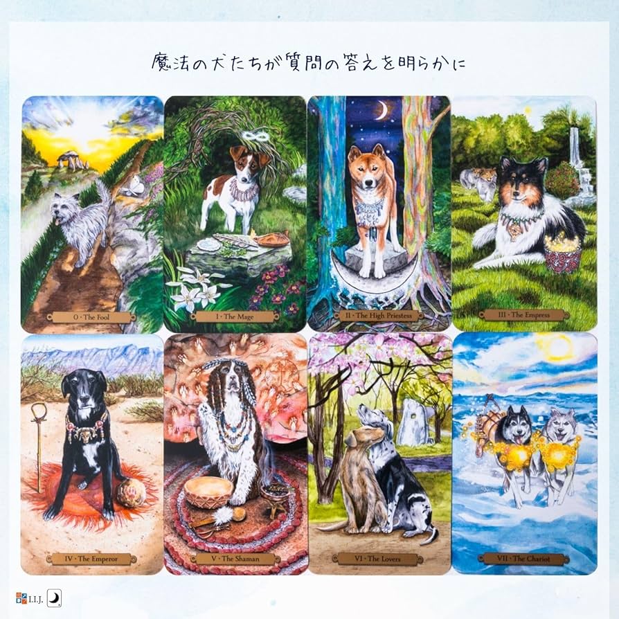 Amazon.co.jp: I.I.J タロットカード マジカル・ドック・タロット